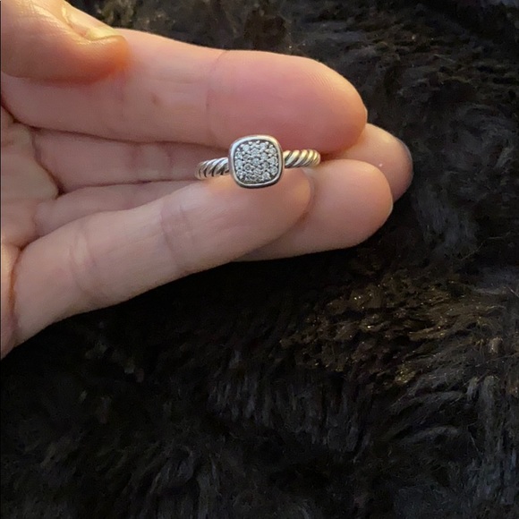 David Yurman Jewelry - David Yurman Pave Diamond Ring sz 4.5